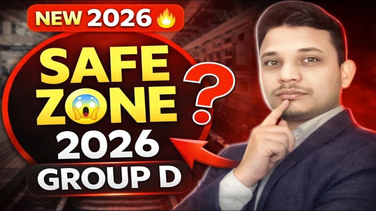 RRB Group D Safe Zone Explained 🎯 | 2026 Vacancy | Cutoff Reality Check