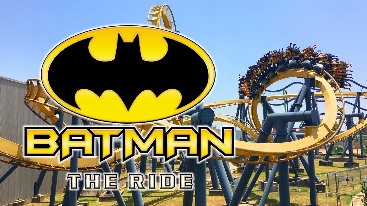 Batman: The Ride at Six Flags Over Texas — 4k Offride