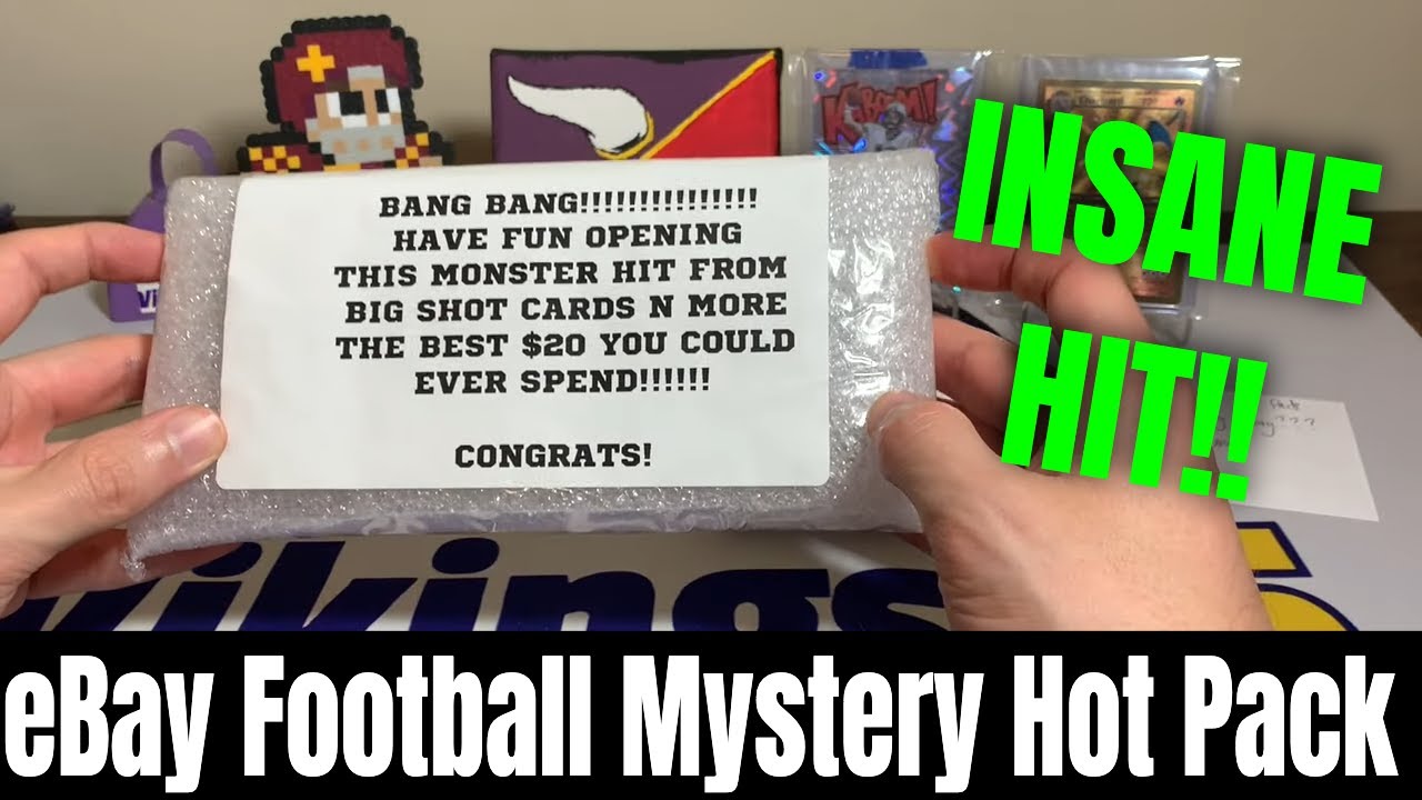THIS HIT LEFT ME SPEECHLESS From An eBay Football Mystery Hot Pack! Did They Know I Have A Youtube?!