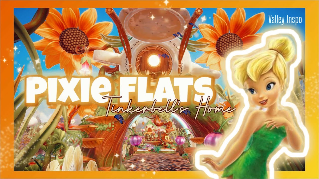 Tinkerbell🧚‍♀️ Pixie Flats💚Dreamlight Valley Pixie Acres💛Inspiration Wishblossom Ranch Feen Hügel