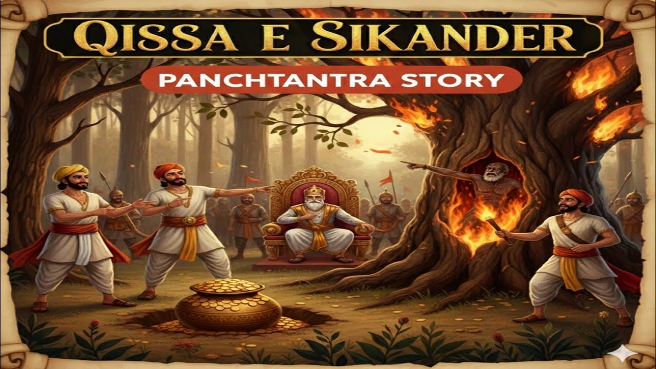 Dharam or Paap: The Greedy Friend & The Talking Tree | Panchtantra Story