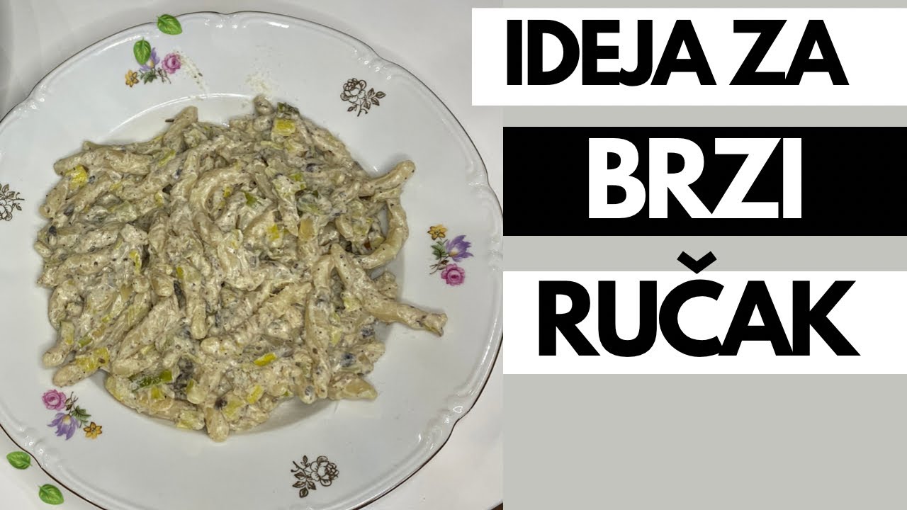 Pljukanci s tartufima i porilukom - ideja za brzi ručak