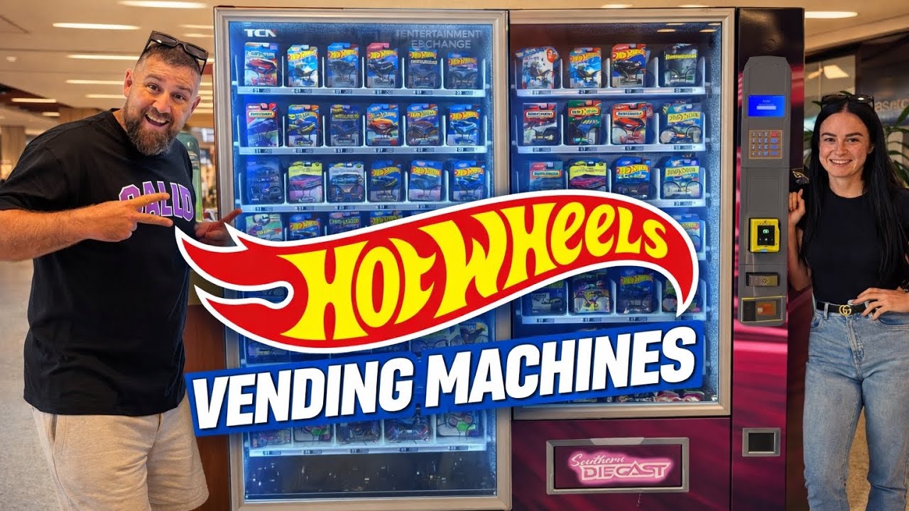 Australia’s Hot Wheels vending machine, What would you pull?