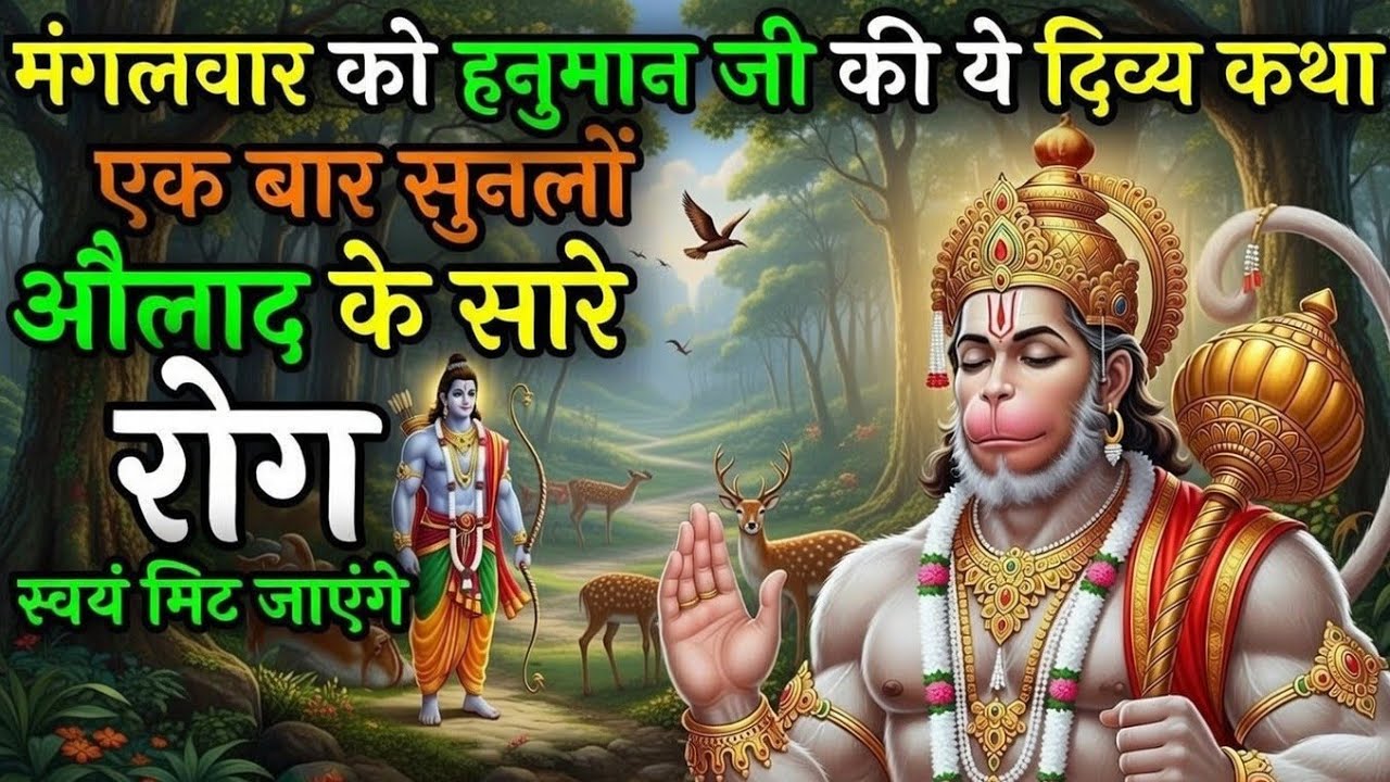 हनुमान जी की ये मंगलवार वाली कथा सुनते ही औलाद के रोग चमत्कारिक रूप से दूर हो जाते हैं | Vrat Kath 