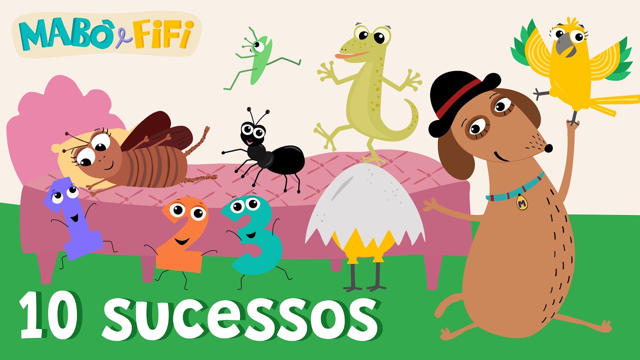 OS 10 MAIORES SUCESSOS DE MABÔ E FIFI | videoclipes e brincadeiras musicais infantis @maboefifi
