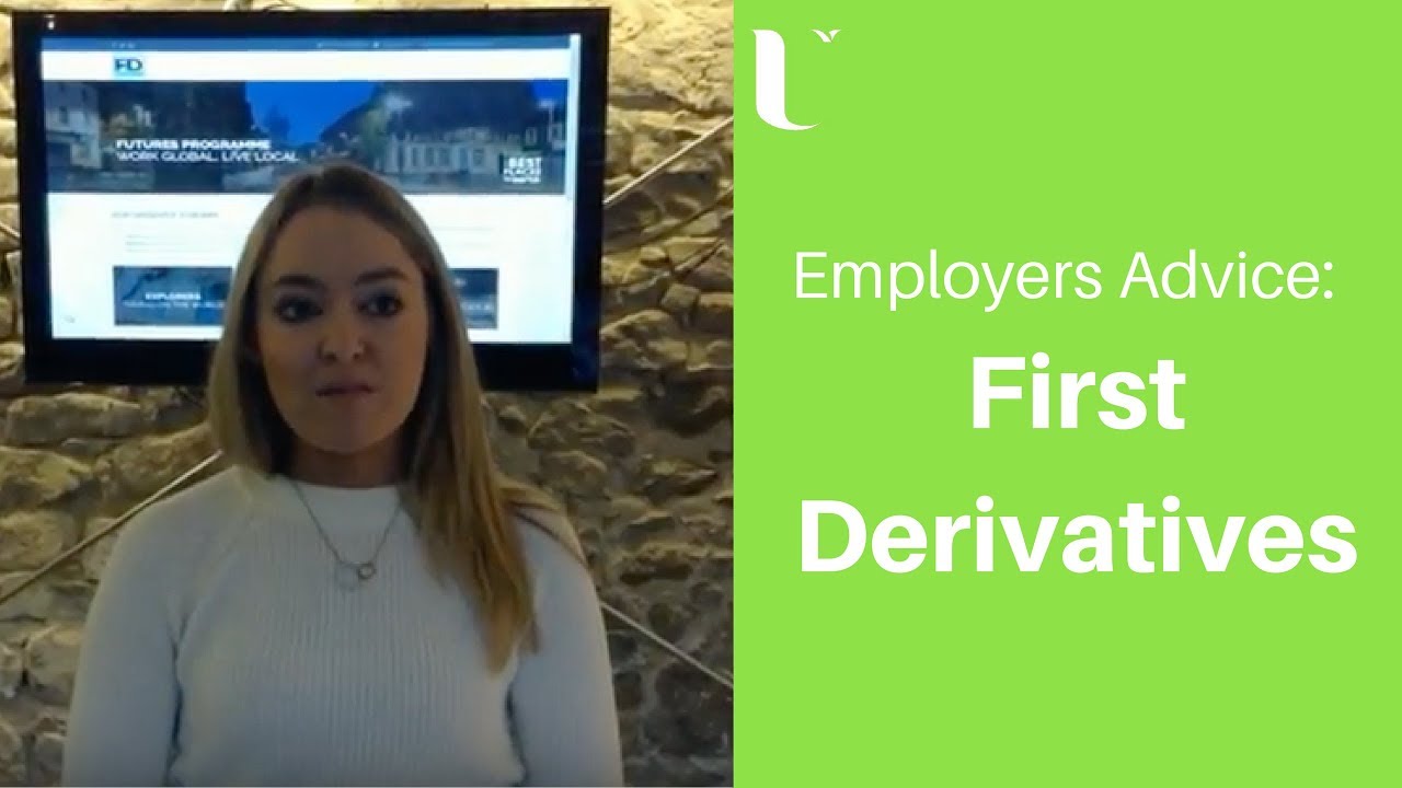 First Derivatives Opportunities