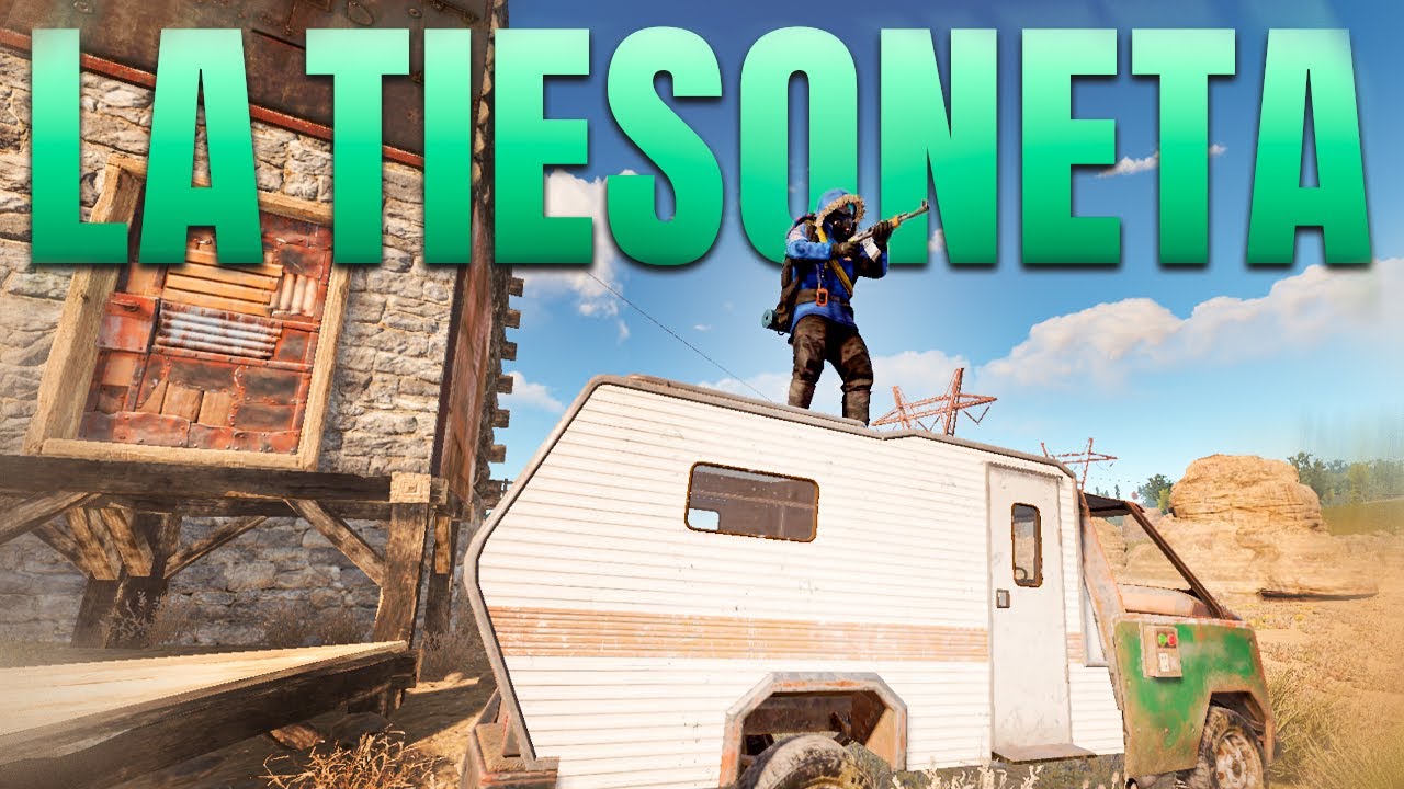 La LÍO con la TIESONETA - RUST - Gameplay español