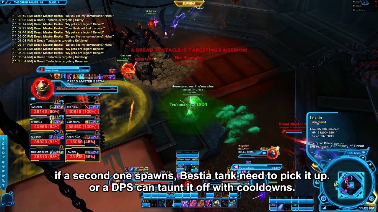 SWTOR Nightmare Bestia Dread Palace Guide
