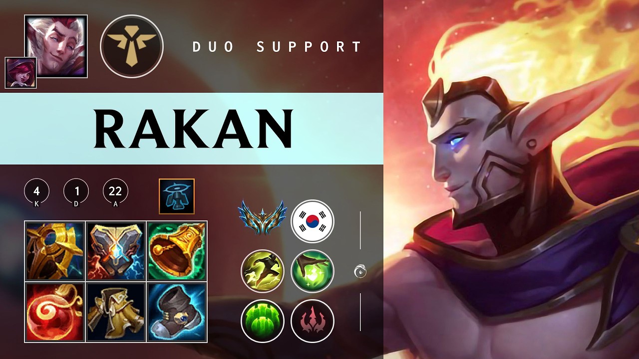 Rakan Support vs Shen - KR Challenger Patch 26.05