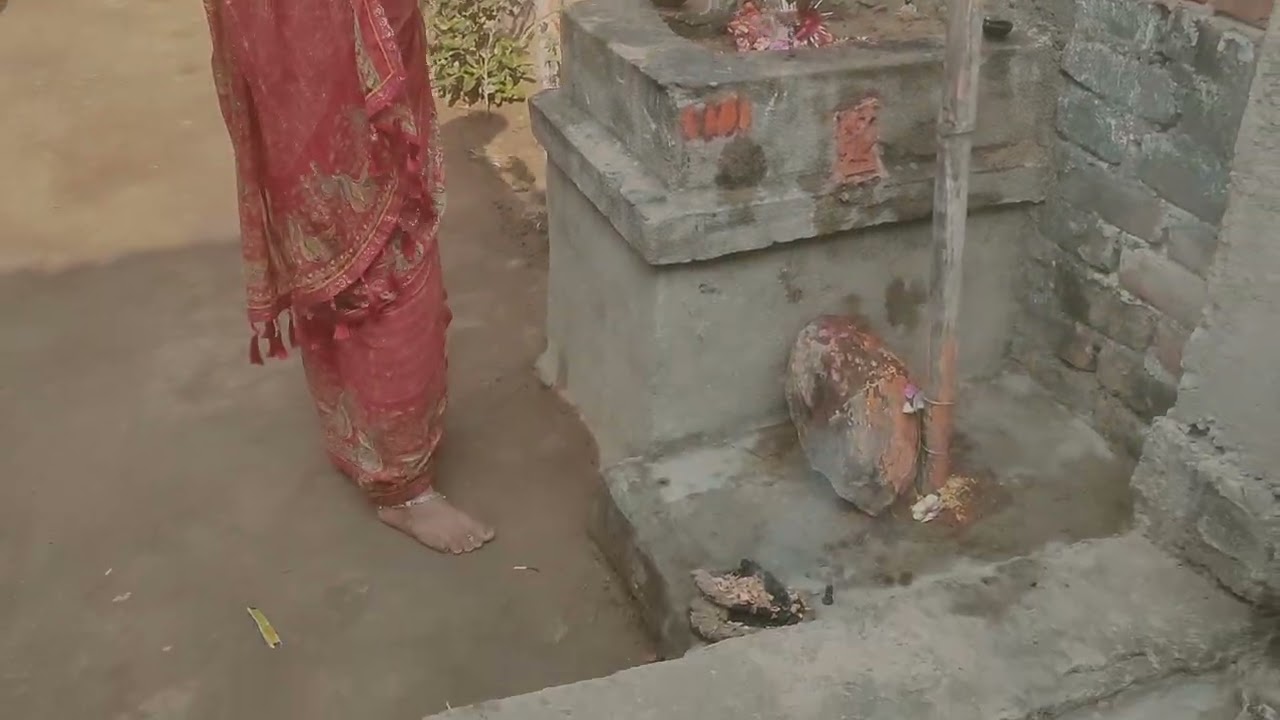 घर में पूजा करने वाला वीडियो