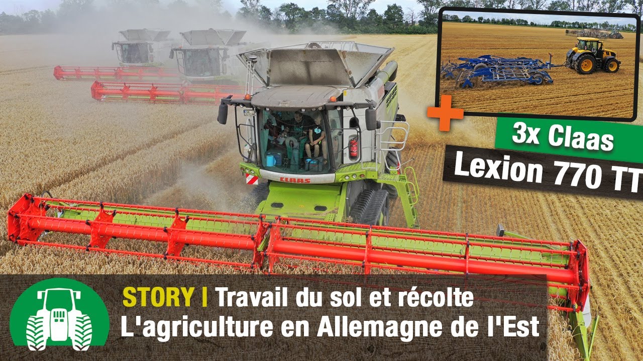 L’exploitation agricole Saat-Gut Plaußig partie 3 (Récolte | Claas | Köckerling Allrounder Flatline)