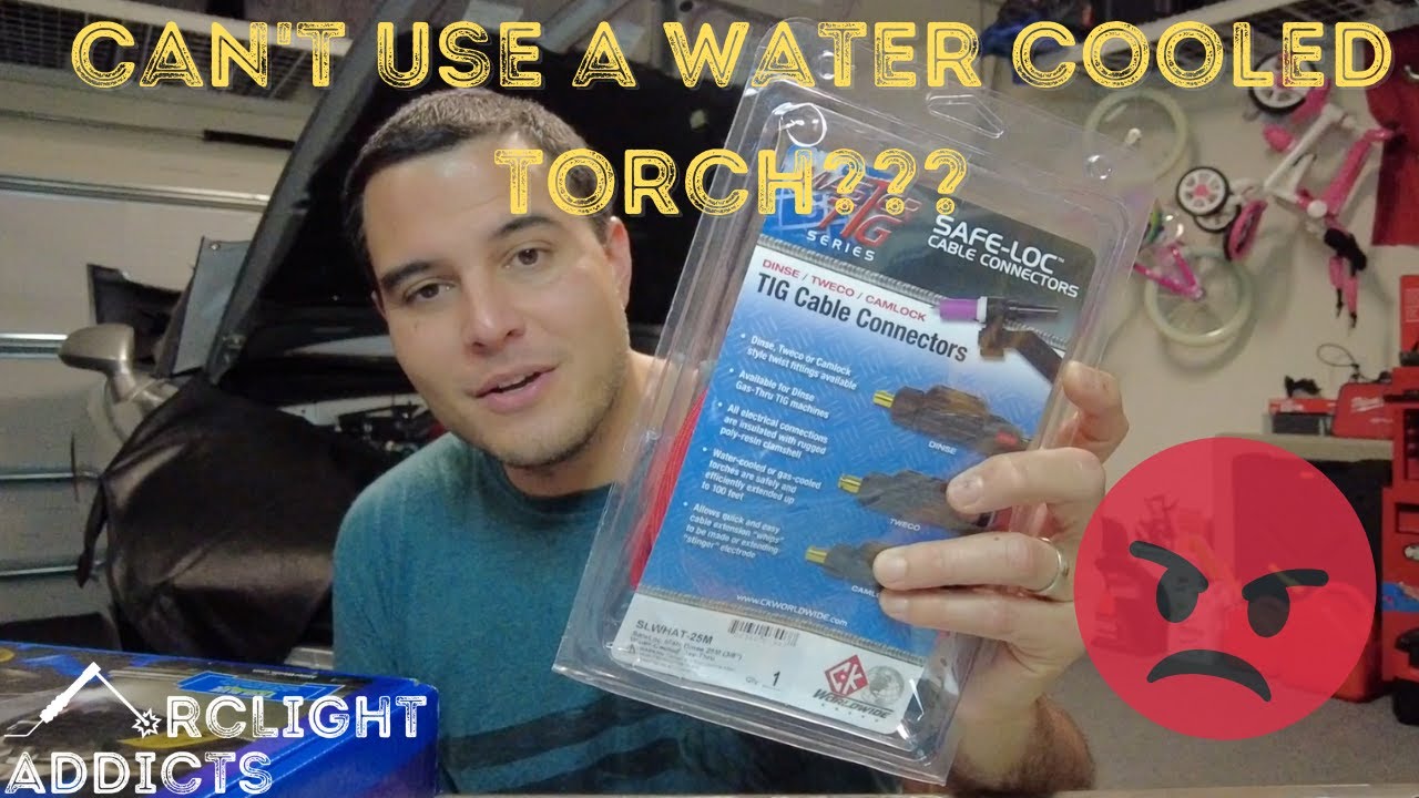 TIG Water Cooled Torch - Dinse Adapter for Miller!