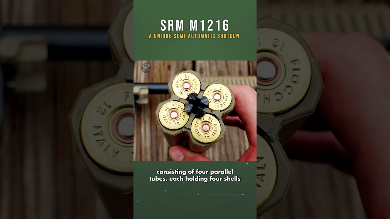 Heroic Era | SRM M1216 &ndash; A Unique Semi-Automatic Shotgun #shortsyoutube #shortvideo
