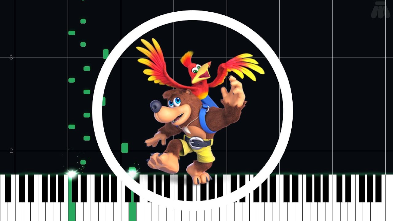 Grunty Industries (Inside) - Banjo-Tooie - Intermediate Piano Tutorial