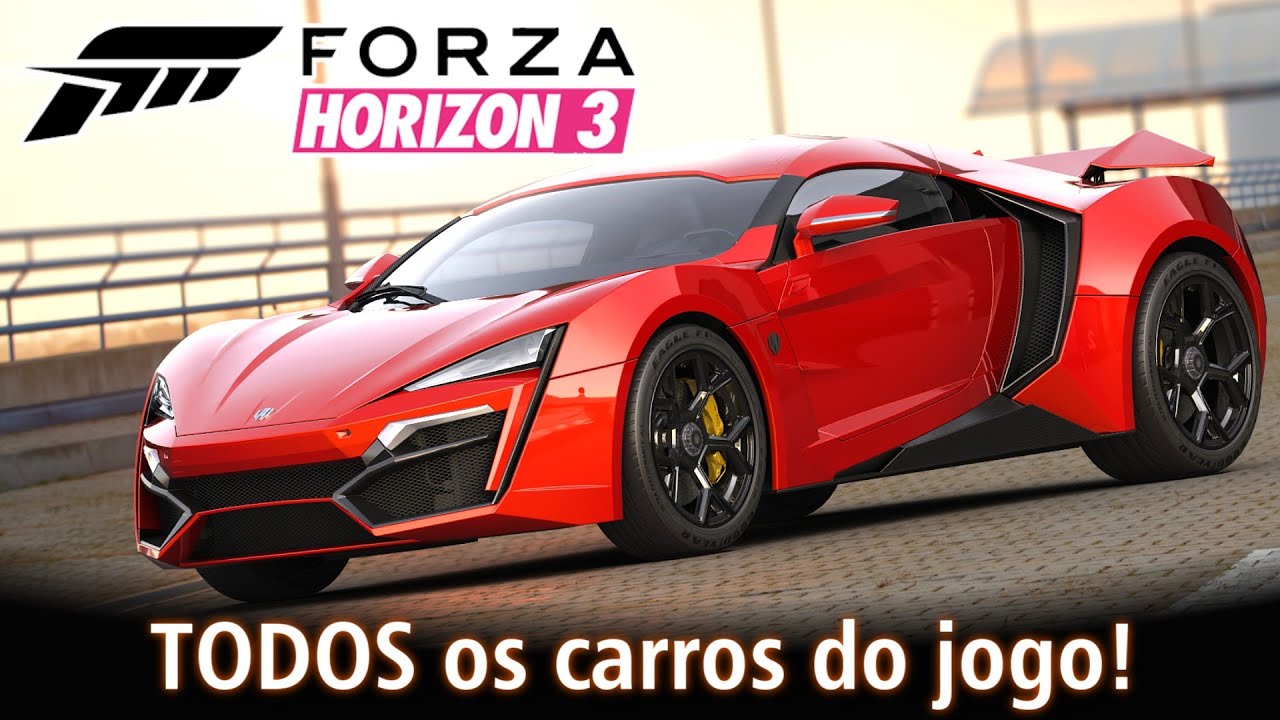 TODOS os carros! Edição Ultimate + Fidelidade ao FH2 | Forza Horizon 3 [PT-BR]