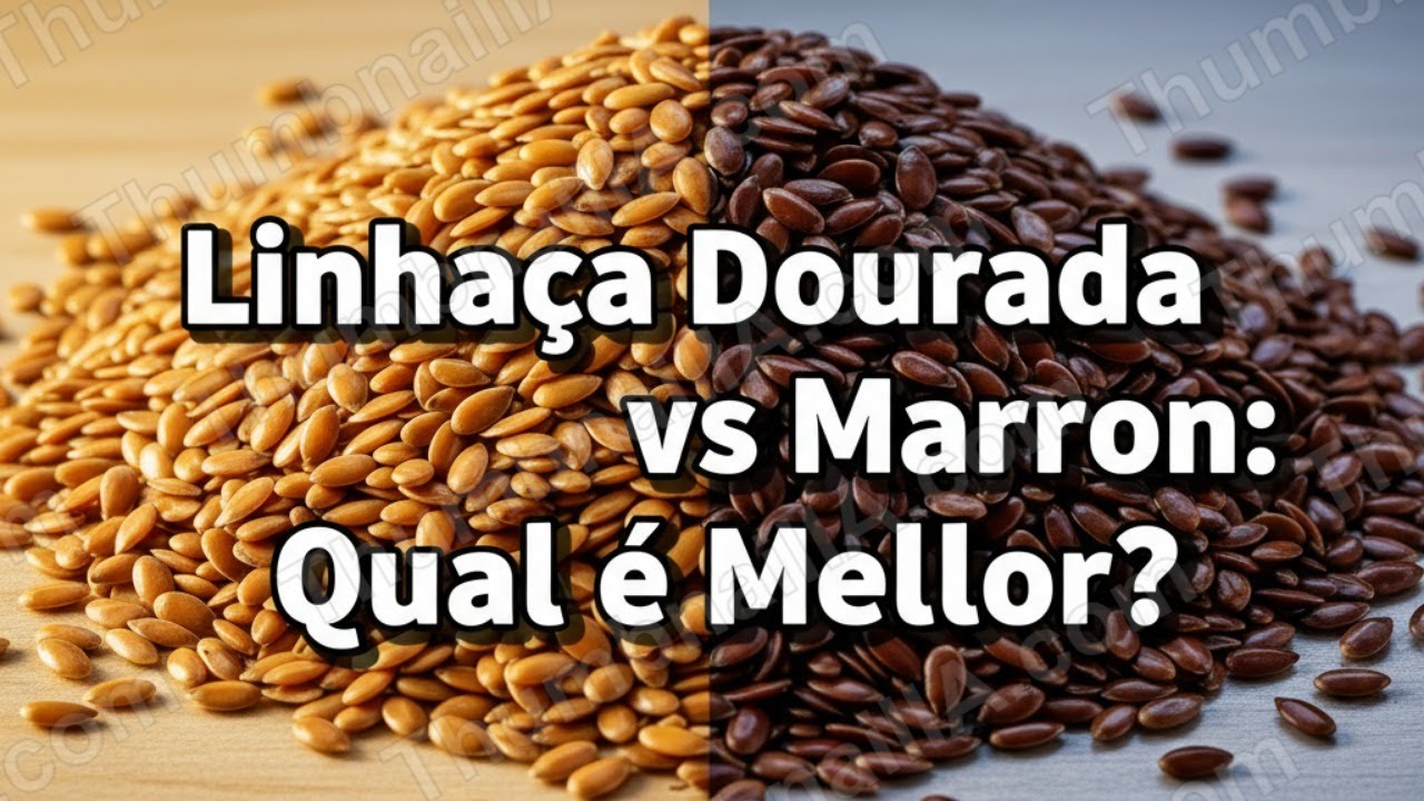 Linhaça Dourada ou Marrom: Qual é Melhor?