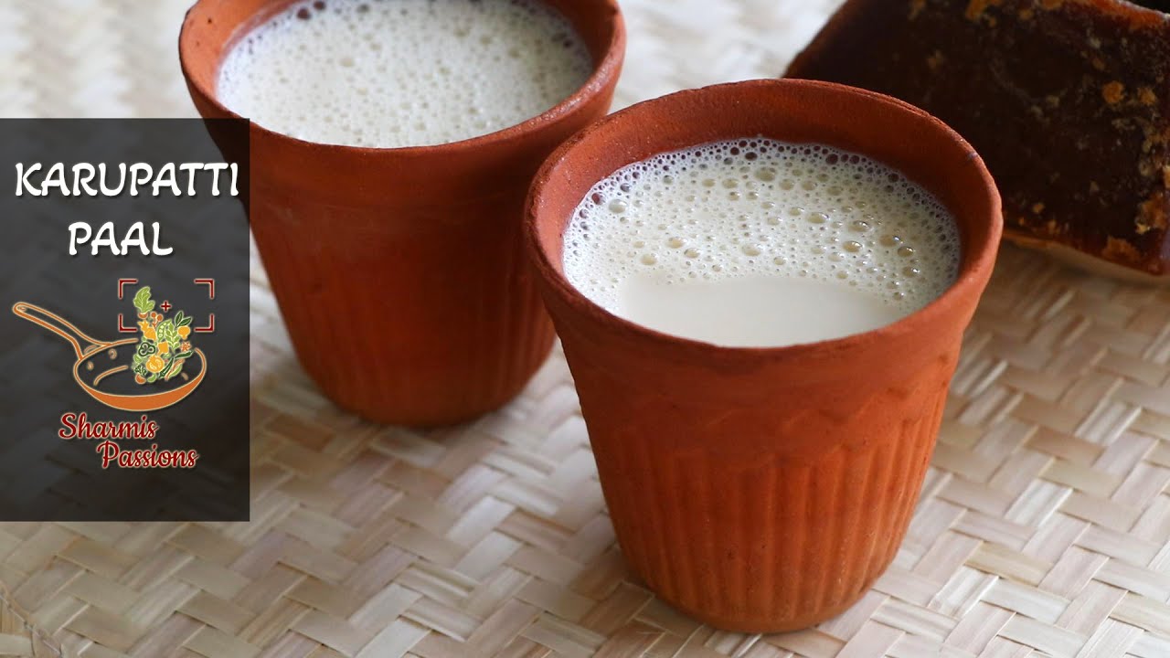 Karupatti Paal Recipe | Palm Jaggery Milk Recipe