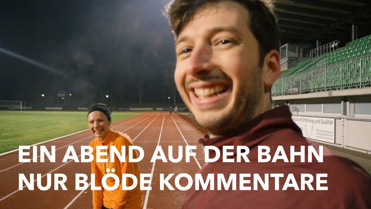 Ein Abend auf der Laufbahn: Tempol&auml;ufe und bl&ouml;de Spr&uuml;che!