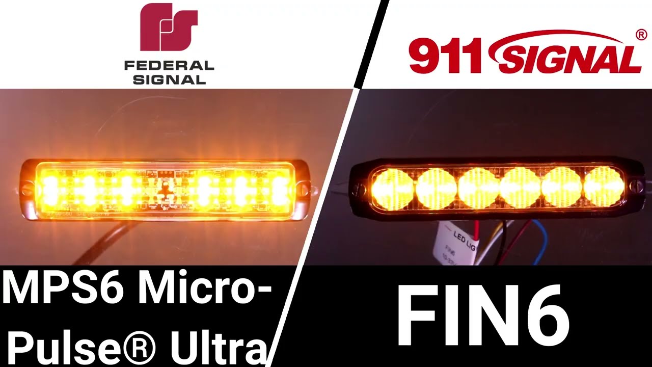 [COMPARISON] between Federal Signal MicroPulse _VS_ 911 Signal FIN6