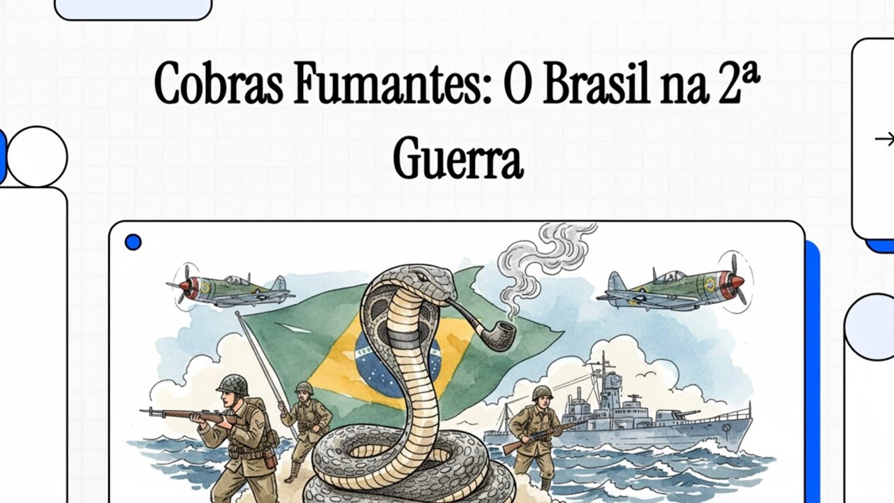 Quando a Cobra Fumou: Brasil na Segunda Guerra Mundial #historia #aulatech2026