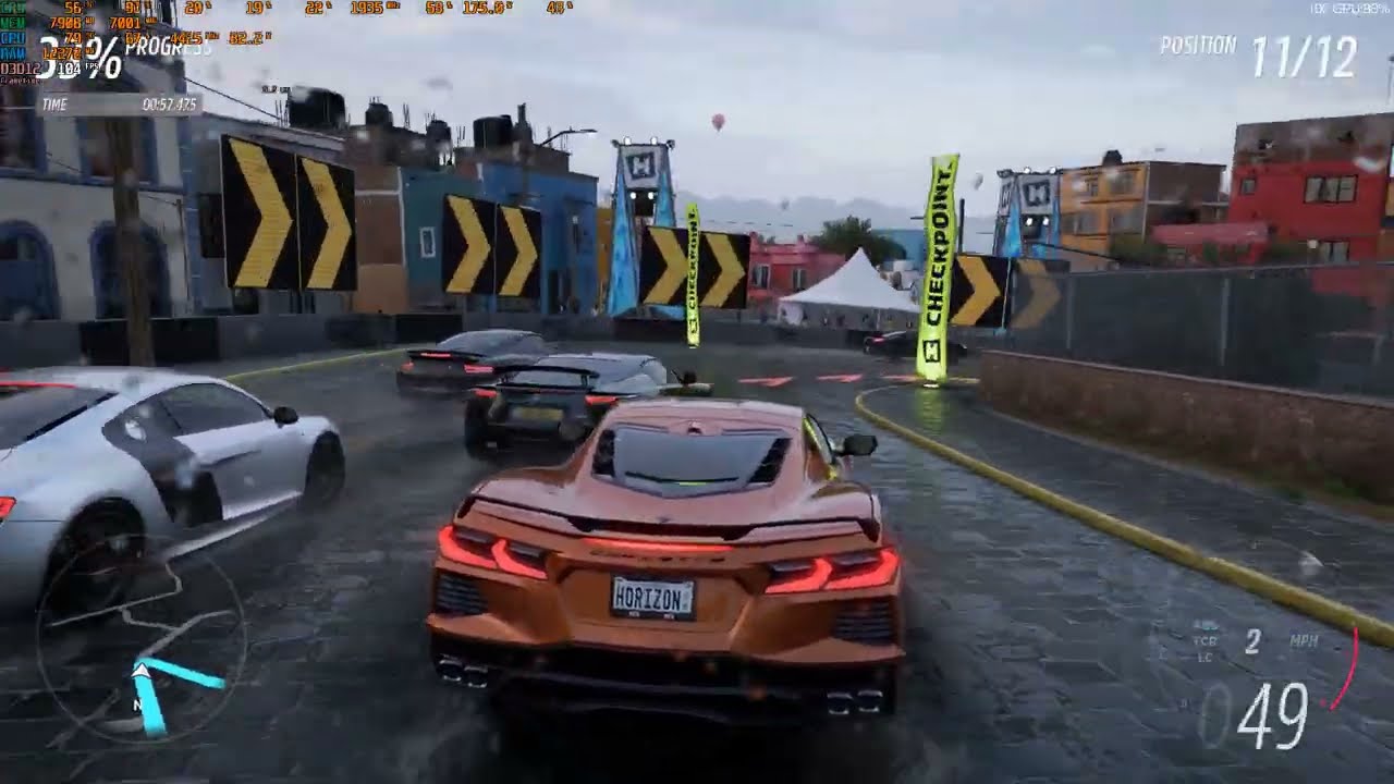 Forza Horizon 5 on Ryzen 5 5600 & RTX 3070