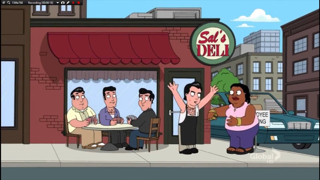 FAMILY GUY - Italian Man VS Black Woman
