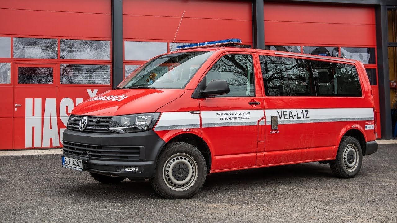 POŽÁRY.cz: Hasiči v Liberci - Krásné Studánce mají velitelský automobil  Volkswagen Transporter