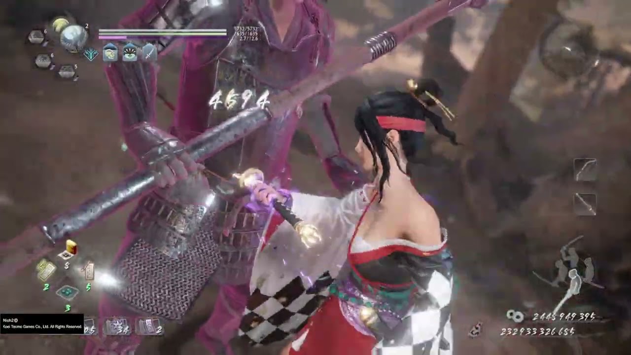 Dragon fang comparaison Nioh 2 VS Nioh 3