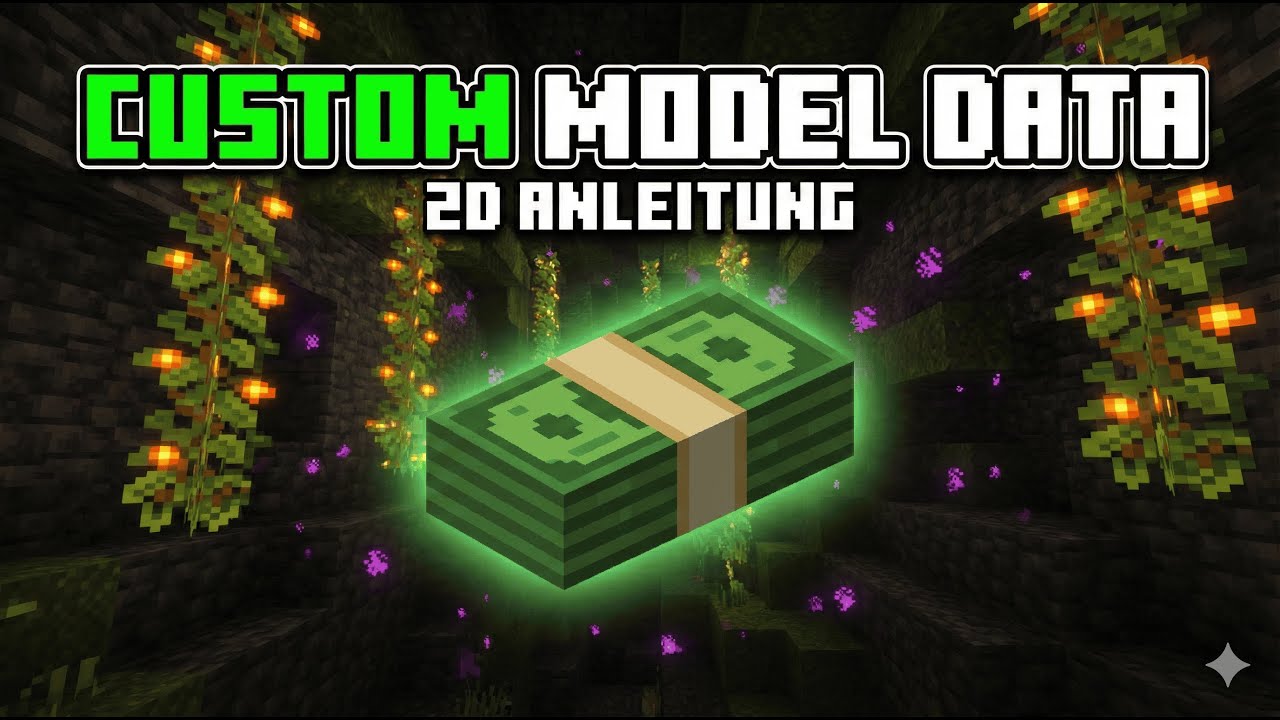 Wie man Custom Items und Modelle mit CUSTOM MODEL DATA hinzufügt (2D) - Minecraft 1.21.4+