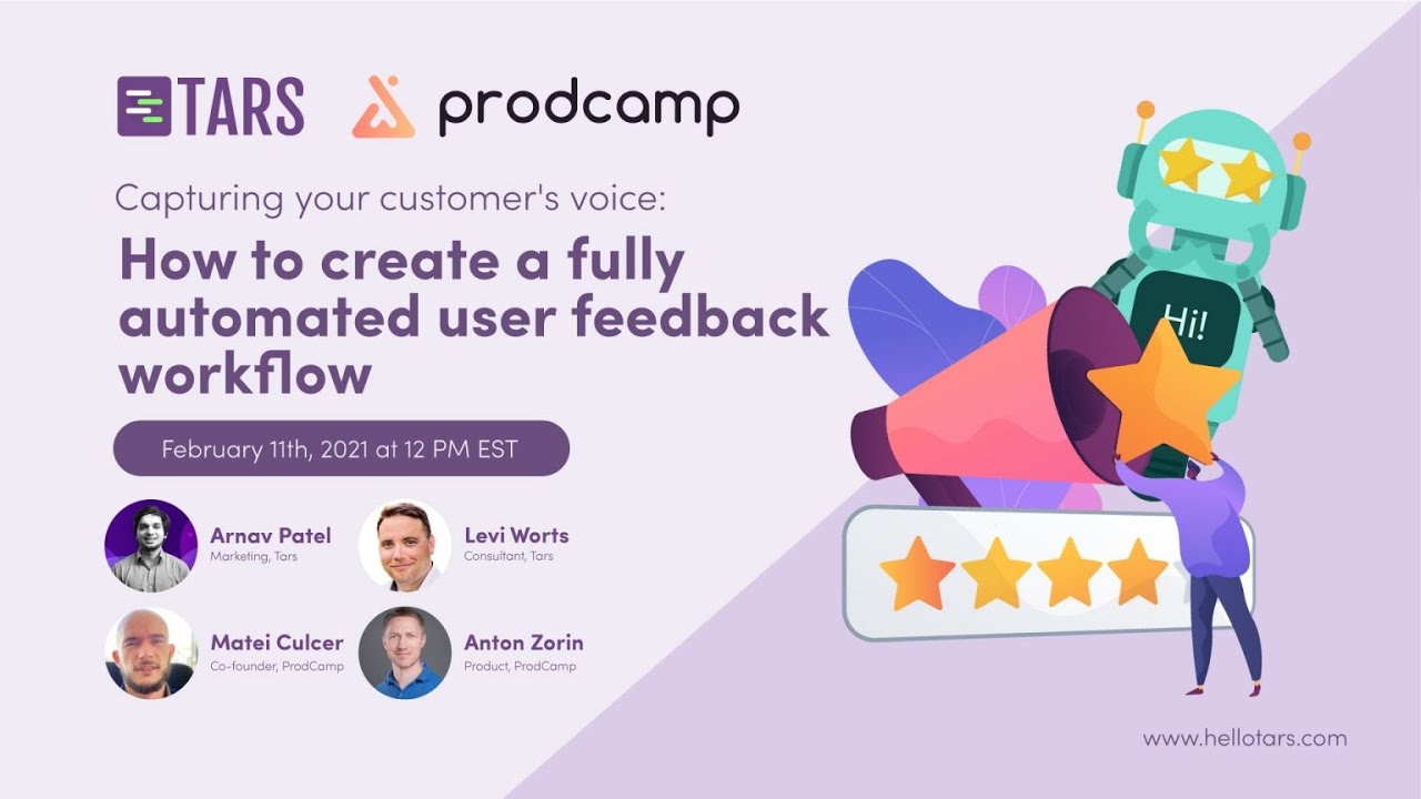 How to create a fully automated user feedback workflow
