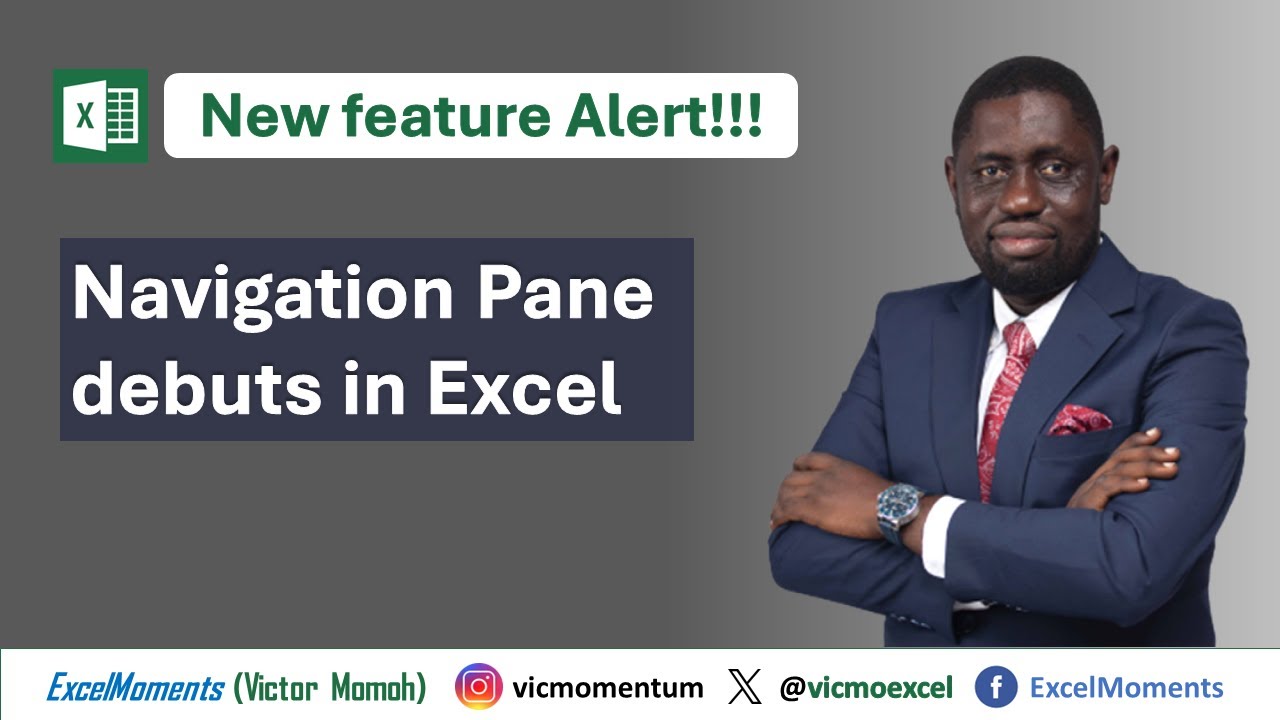 The New Navigation Pane  in Excel (M365)