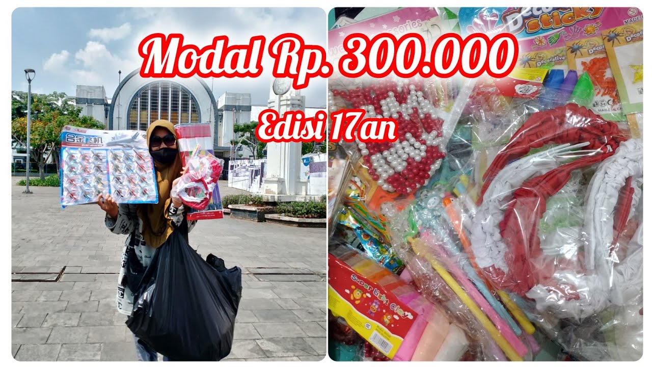BORONG MAINAN MODAL Rp 300.000 DI ASEMKA Edisi 17an