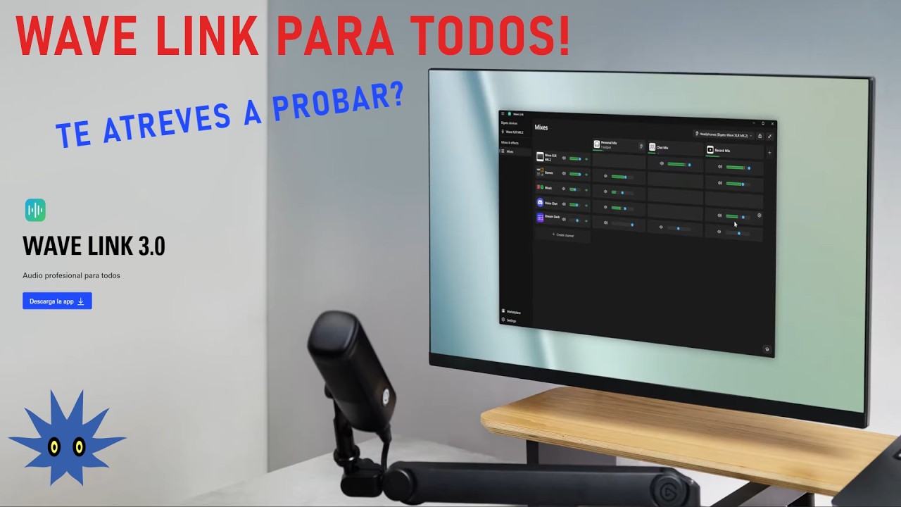 Instala y configura Wave Link 3.0 sin necesidad de hardware Elgato