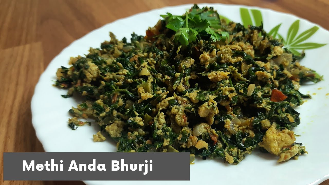 Methi Anda Bhurji I #Maharashtrian Tadka | Egg Recipe | Egg Chutney | Egg Methi Leaves Bhaji