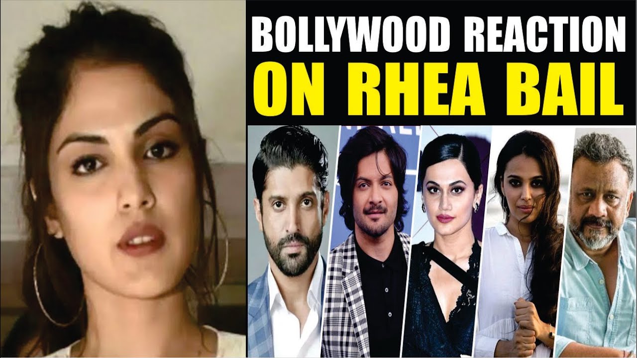 &lsquo;Finally! She gets bail&rsquo;: Bollywood celebrities react to Rhea Chakraborty getting bail
