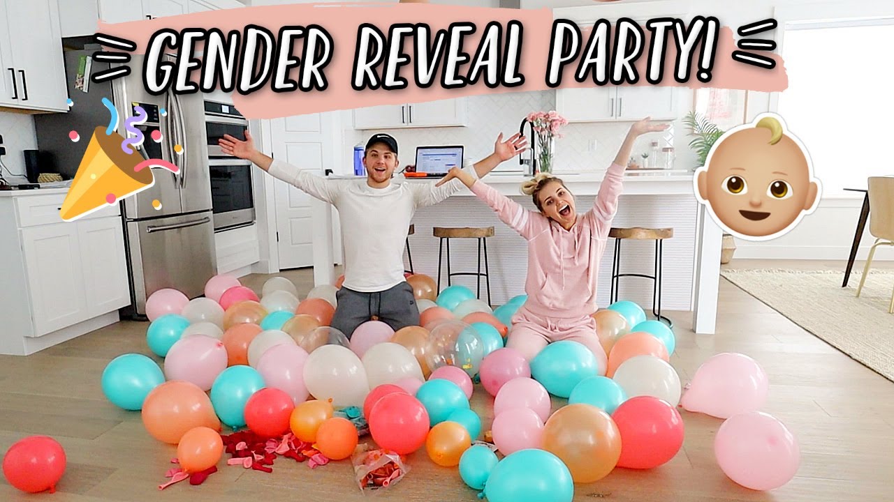 GETTING READY FOR OUR GENDER REVEAL PARTY!