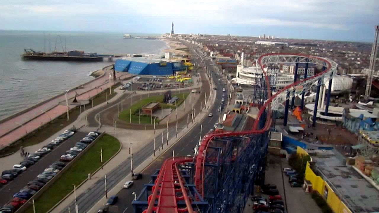 Big One front seat on-ride HD POV Blackpool Pleasure Beach