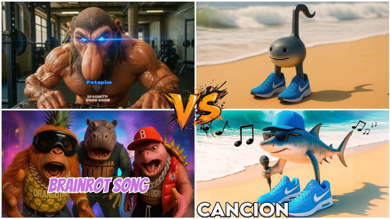 BRAINROT PARADE💣😱🆚️BRAINROT SONGS🥰💣🆚️BRAINROT CANCION💣