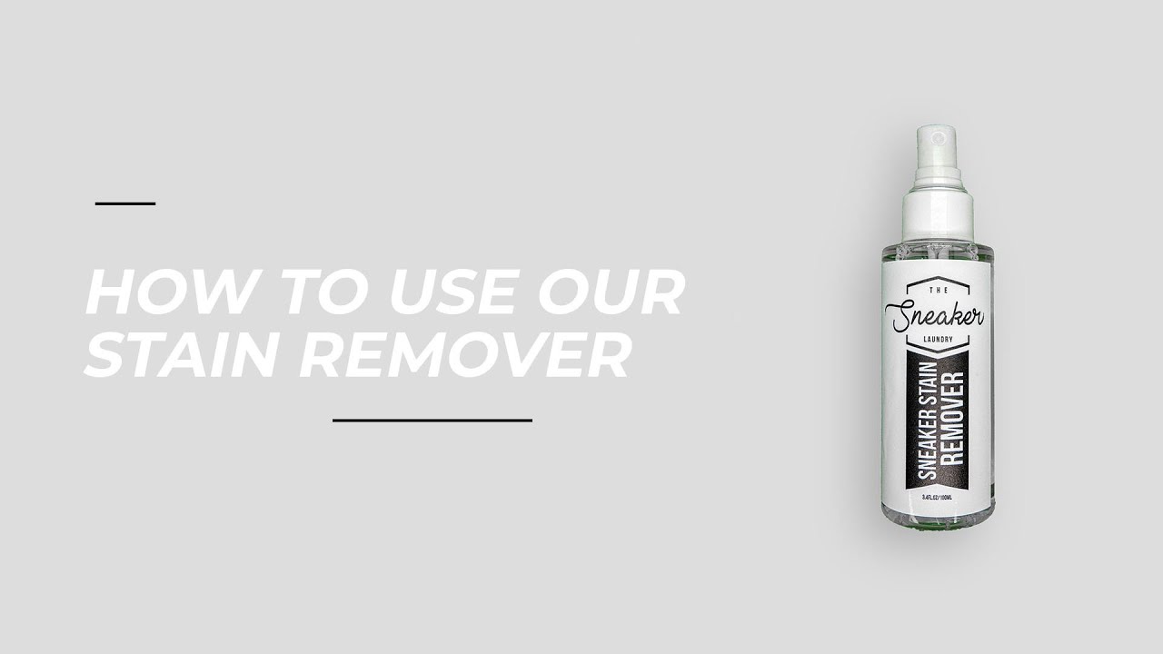 How to use our sneaker stain remover | The Sneaker Laundry
