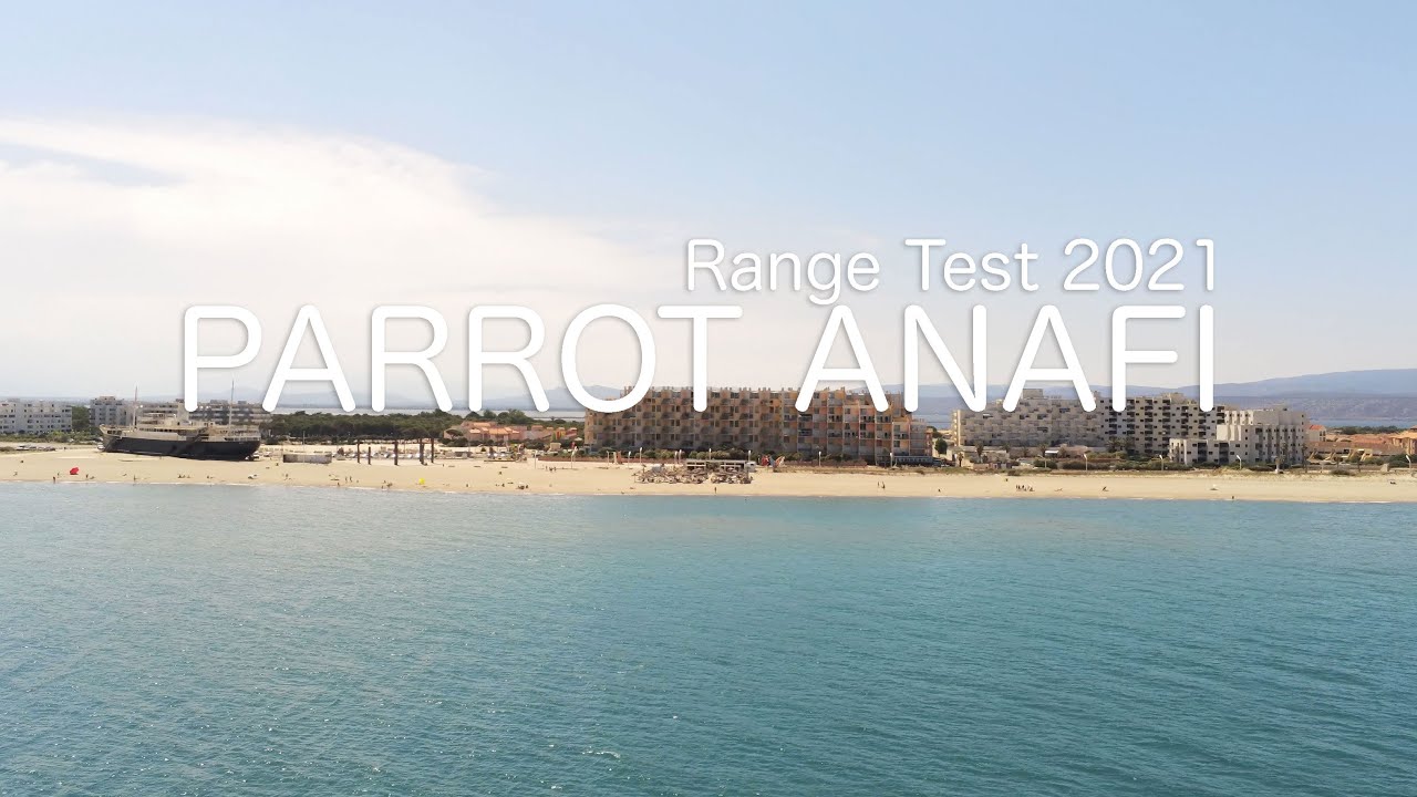 Parrot ANAFI | Range Test 5.8GHz Over Sea (CE)