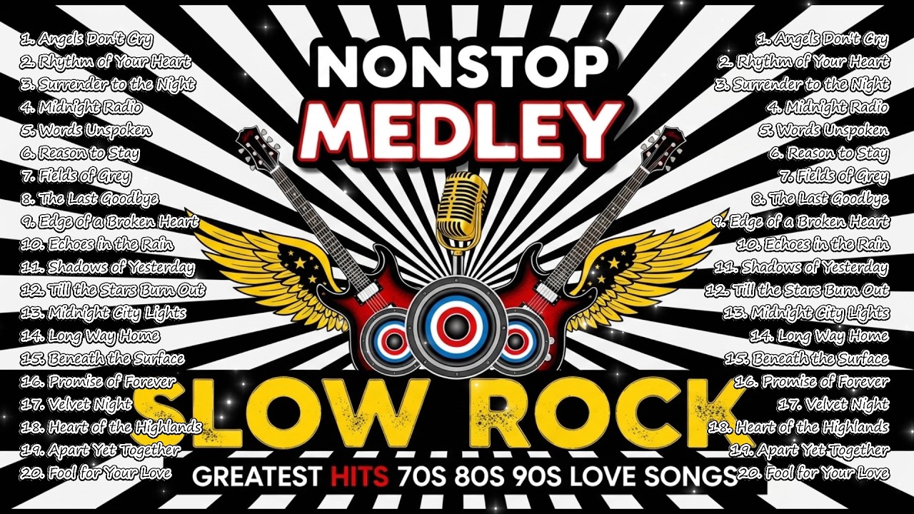 Slow Rock Love Songs 70s 80s 90s | NonStop Romantic Ballads Playlist Medley 2026🎶 Luamang Tugtugin