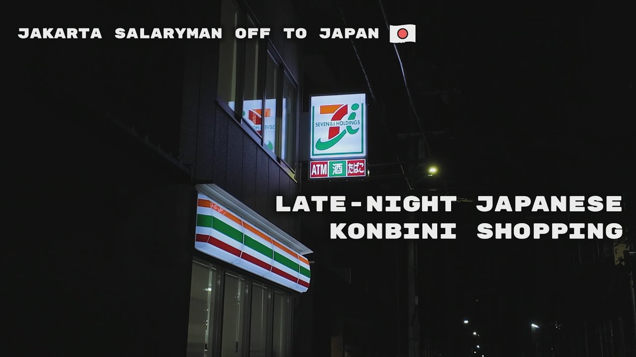 Japan Vlog: Midnight Konbini Shopping │ Hungry in Japan