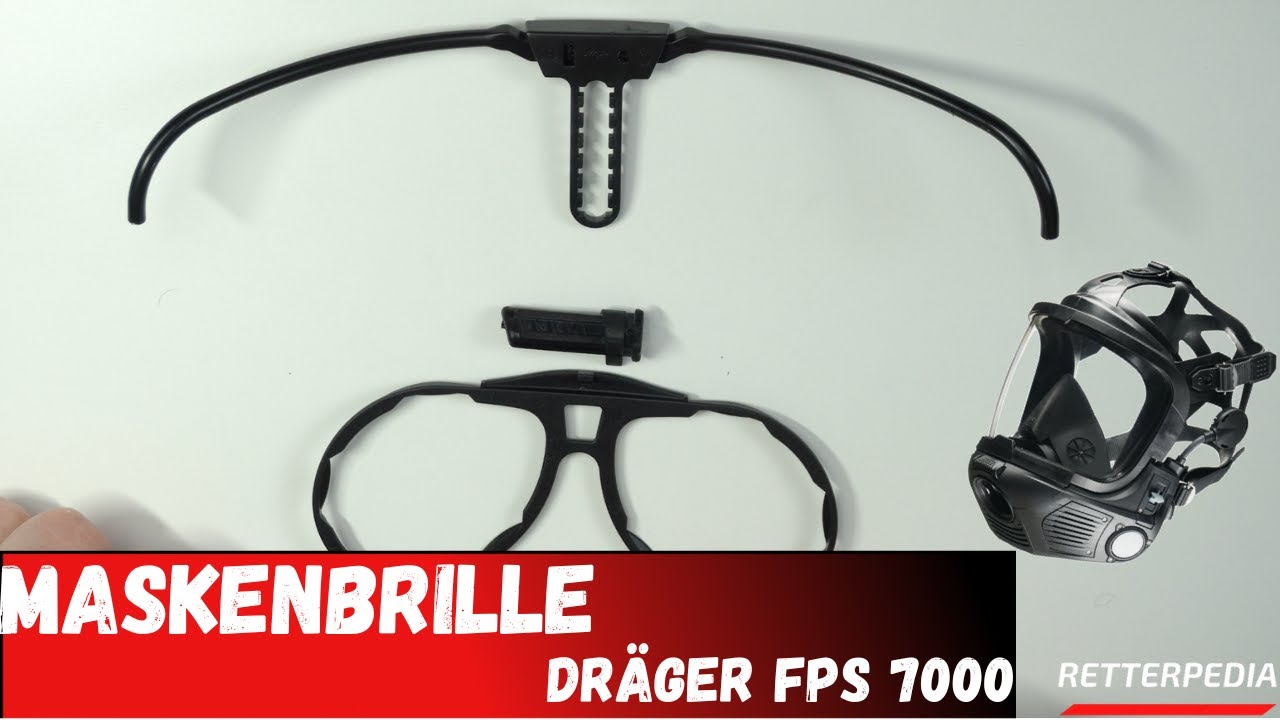 Maskenbrille Dräger FPS 7000 | Feuerwehr Atemschutzgerätewart |