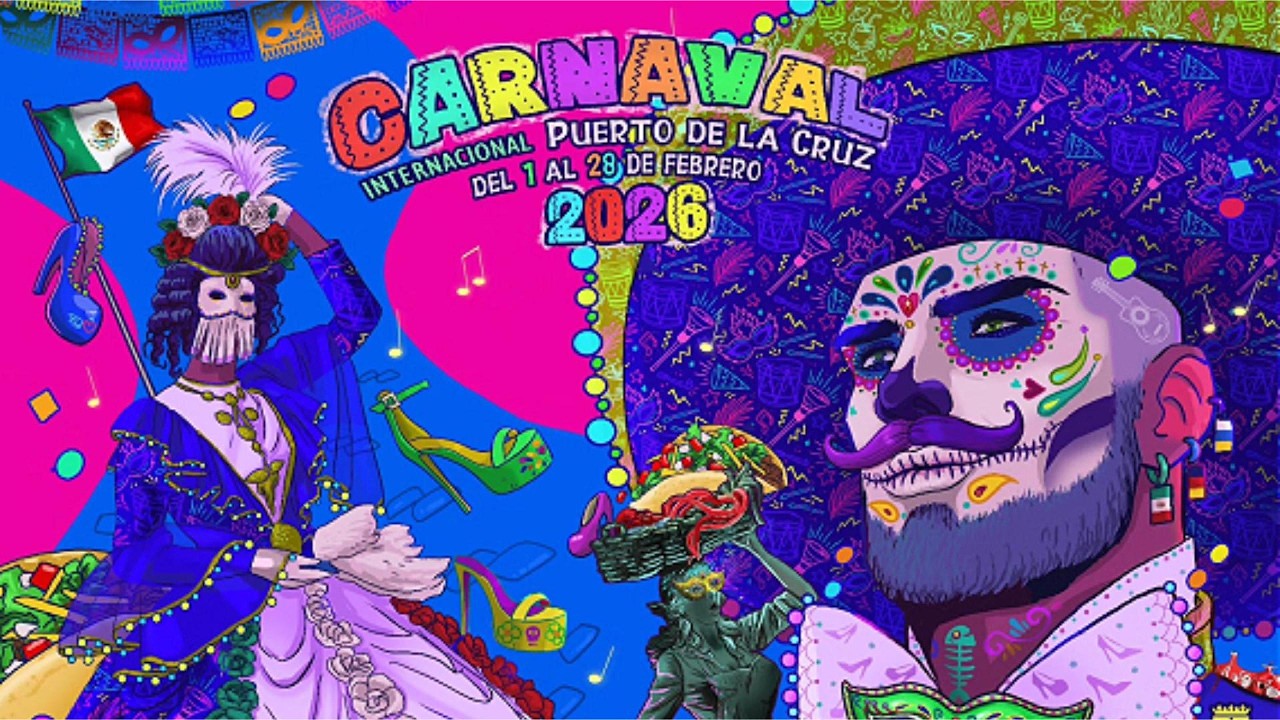 Mexican Carnaval.Puerto de la Cruz