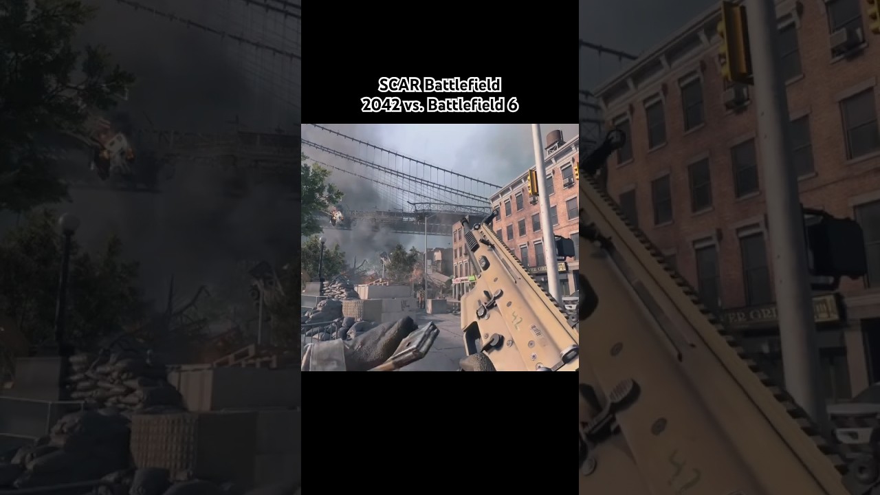 SCAR Battlefield 2042 vs. Battlefield 6 - Gun Comparison‼️