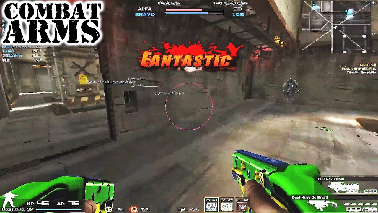 COMBAT ARMS - FIZ FANTASTIC DE DUAL KRISS DO BRASIL DEATH ROOM MODO ELIMINAÇÃO