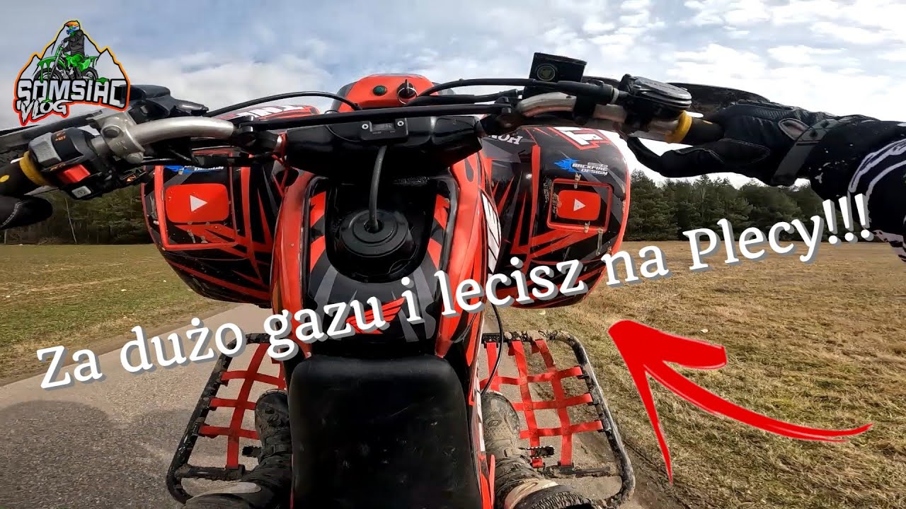 Nauka jazdy na Quadzie! | Tym razem nie brzozy!