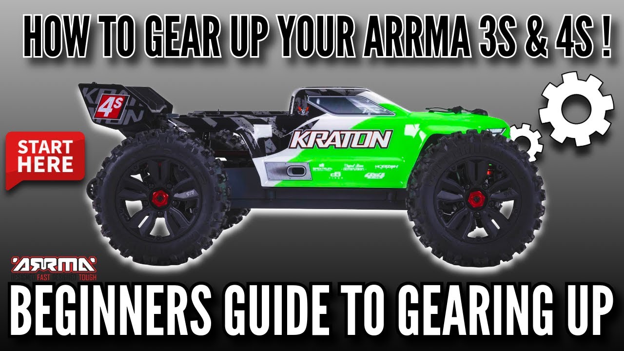 How to Gear Your Arrma 3S & 4S RC Truck – Beginner Friendly Guide!