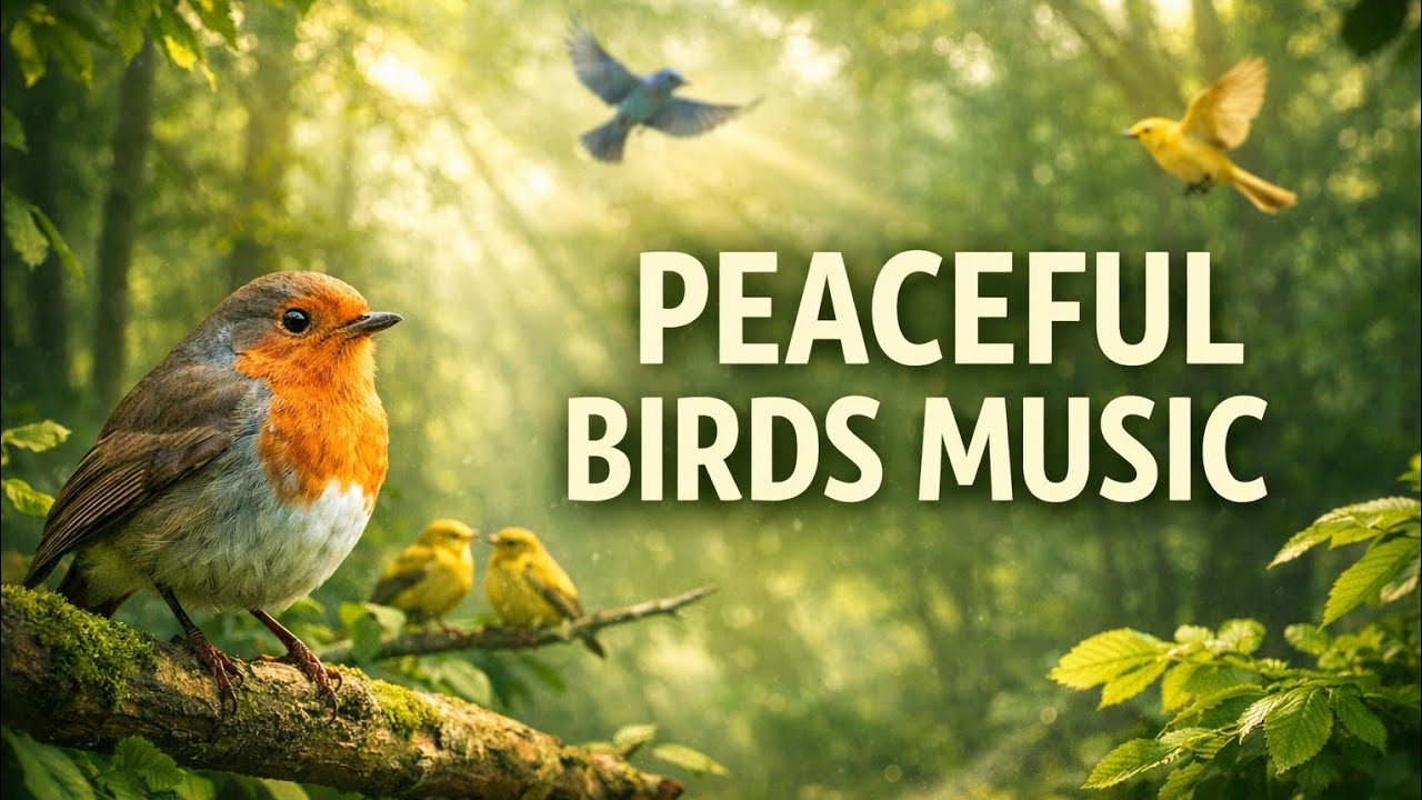 Peaceful Bird Sounds in Nature 🌿 Morning Birds Chirping for Relaxation, Sleep & Meditation