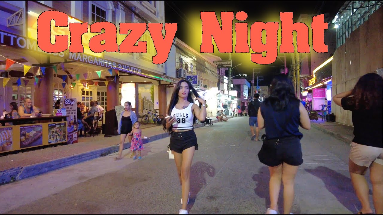 Crazy Night in Walking Street. Angeles city. So Many Peoples in Pampanga now!